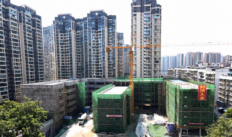 公司房建項目取得進展，多元化經(jīng)營再添新力——資陽市雁江區(qū)第六中學主體教學樓順利封頂